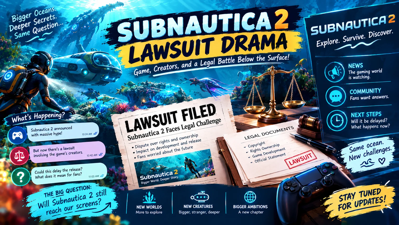 krafton subnautica 2 lawsuit response
