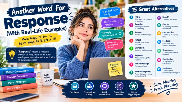 another word for response