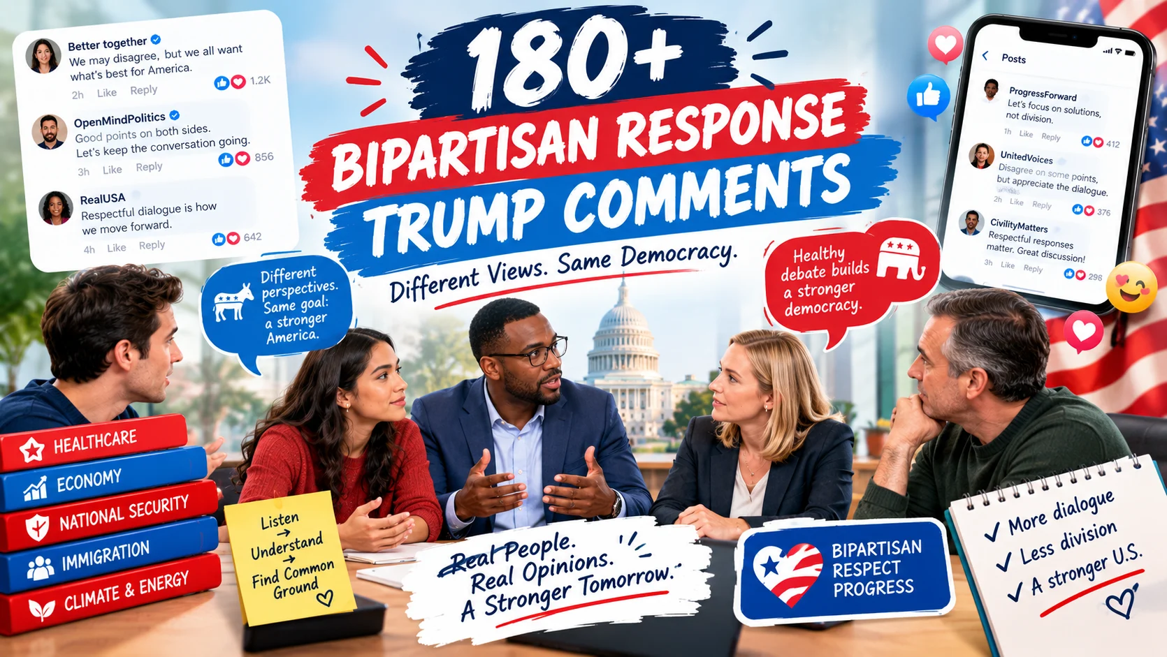 bipartisan response trump comments