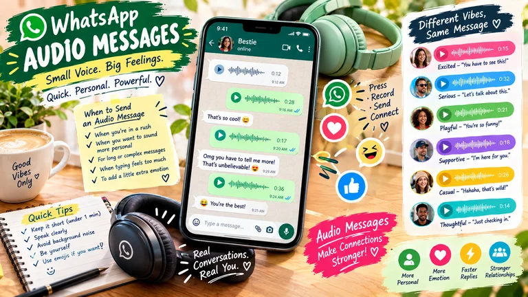 whatsapp audio message response etiquette